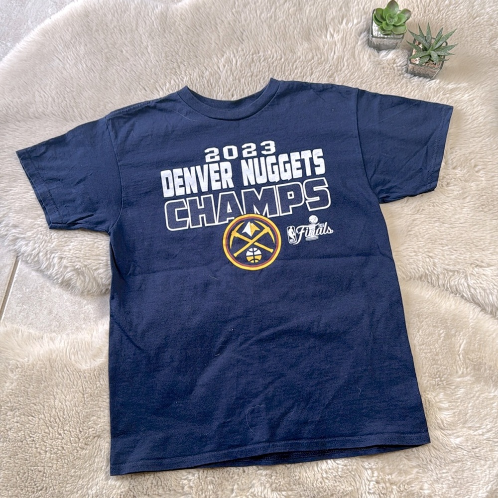 Denver Nuggets Team Athletics TA T-Shirt Tee Short Sleeve 2023 Youth Medium